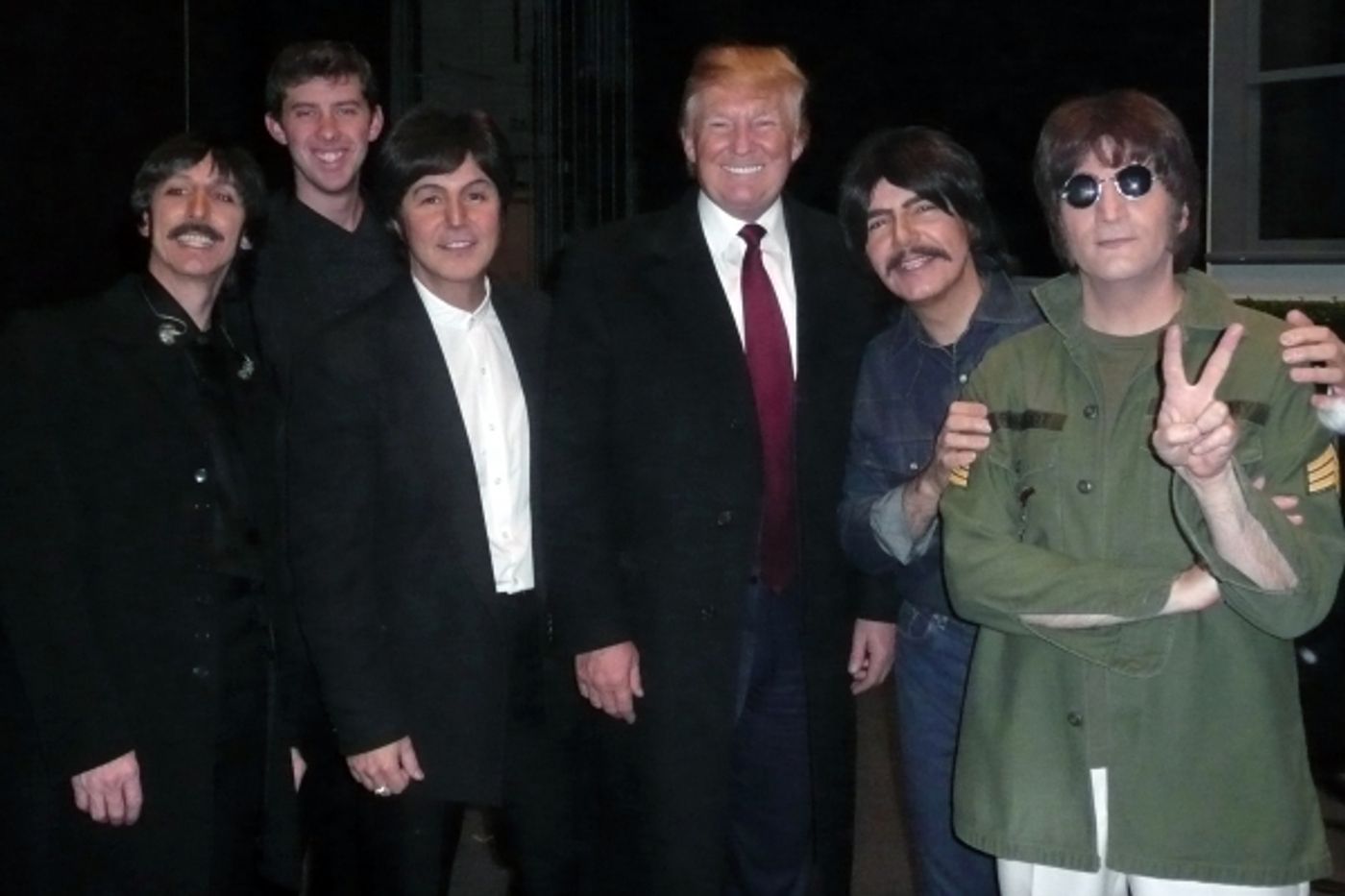 Photo Flash: Donald Trump Visits RAIN  Image