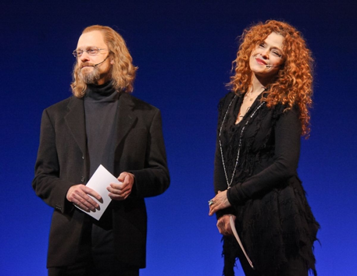 David Hyde Pierce and Bernadette Peters at 