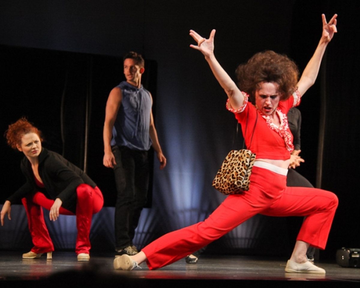 Molly Shannon and the cast of Promises, Promises at 