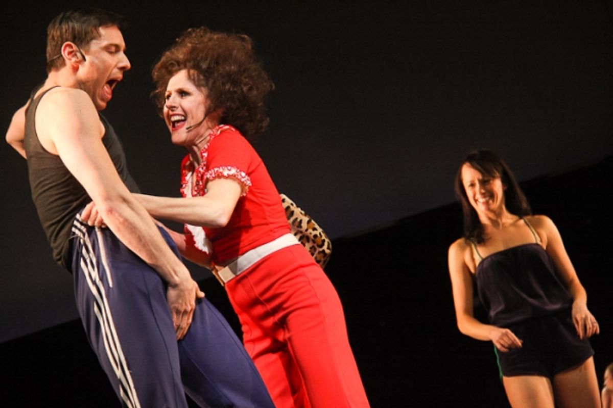 Molly Shannon and the cast of Promises, Promises at 