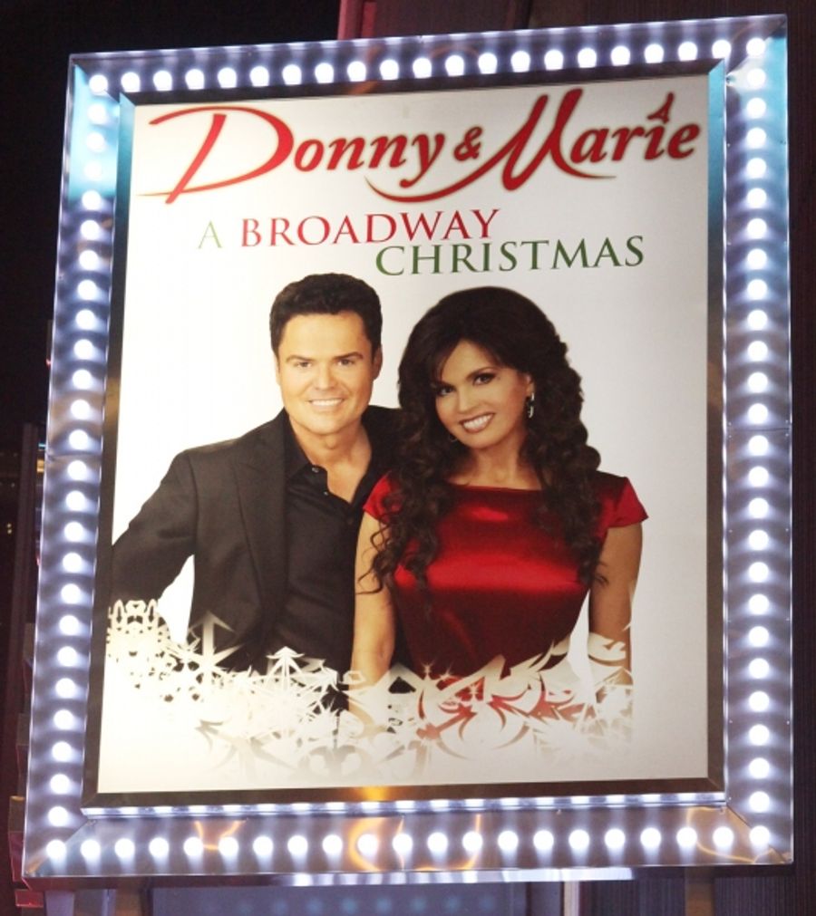 Photo Coverage: DONNY & MARIE Open on Broadway Image