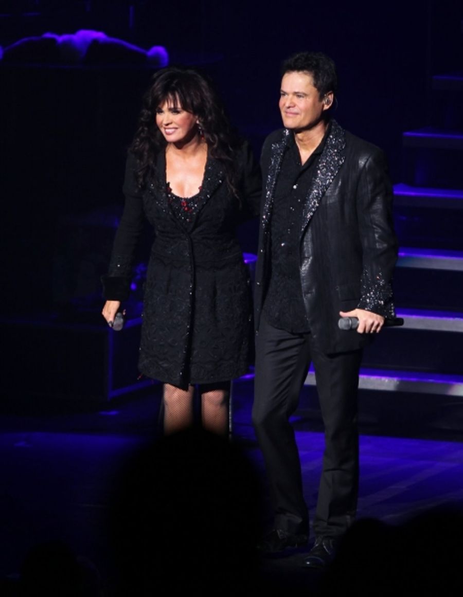 Photo Coverage: DONNY & MARIE Open on Broadway Image