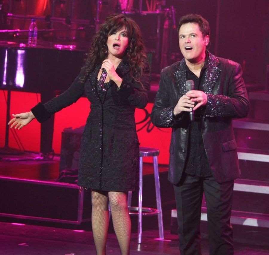 Photo Coverage: DONNY & MARIE Open on Broadway Image