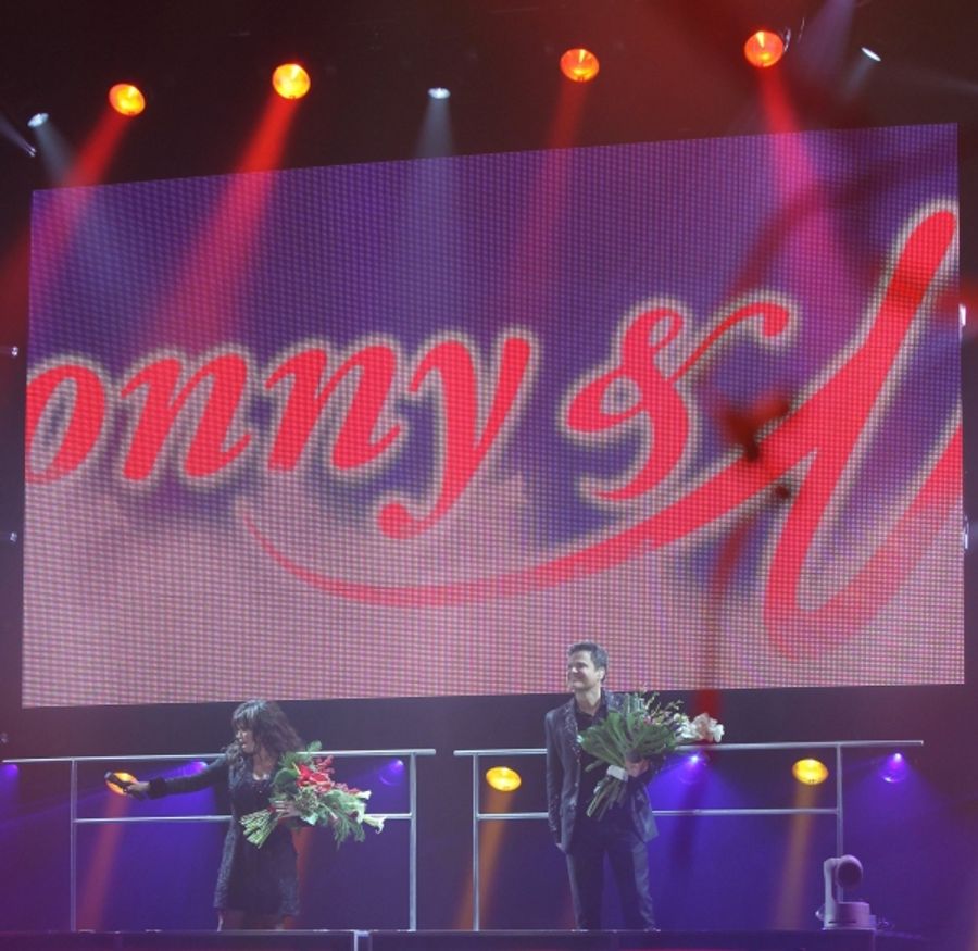 Photo Coverage: DONNY & MARIE Open on Broadway Image
