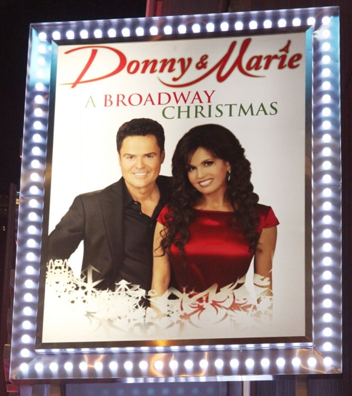  'Donny & Marie - A Broadway Christmas'  at 