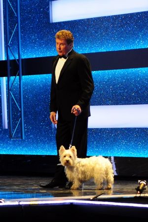 Michael Crawford leads Toto onstage Photo