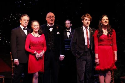 Martin Vidnovic, Victoria Mallory, Simon Jones,musical director John Bell, Ashley Rob Photo