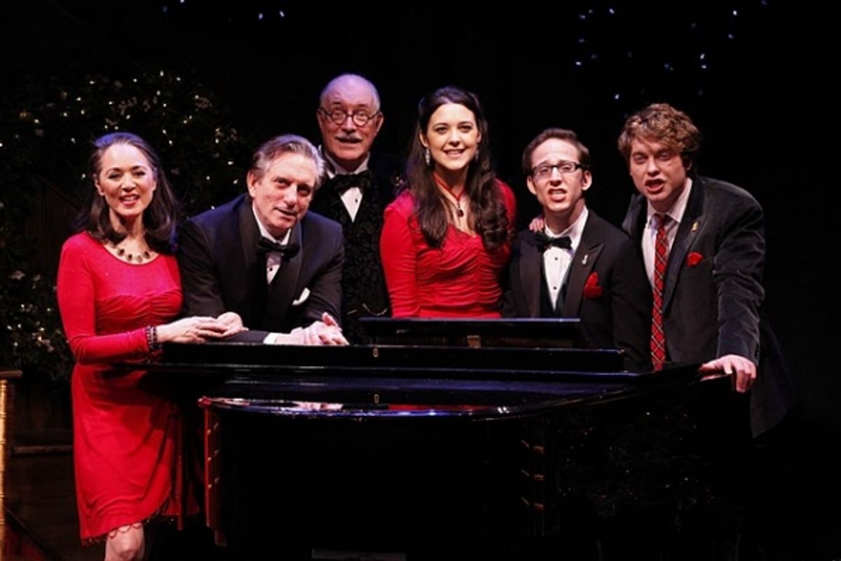 Victoria Mallory, Martin Vidnovic, Simon Jones, Kerry Conte, musical director John Bell, Ashley Robinson at 