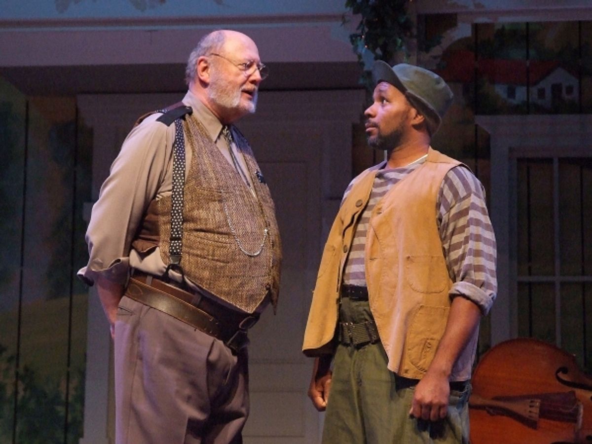 David Ogden Stiers and Anthony Manough at 