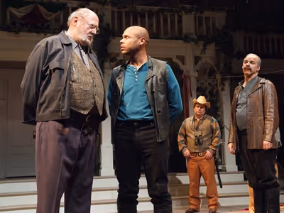David Ogden Stiers and Anthony Manough Photo