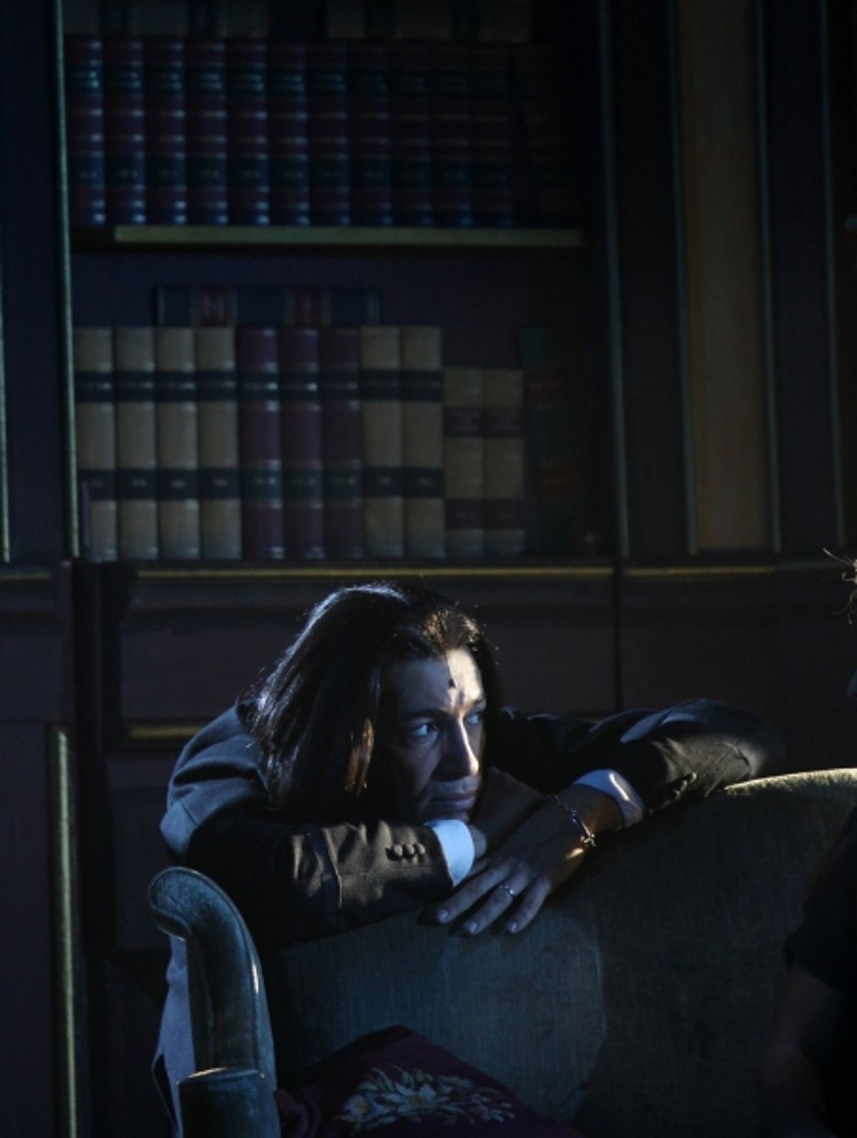 Michel Altieri as 'Dracula' at 