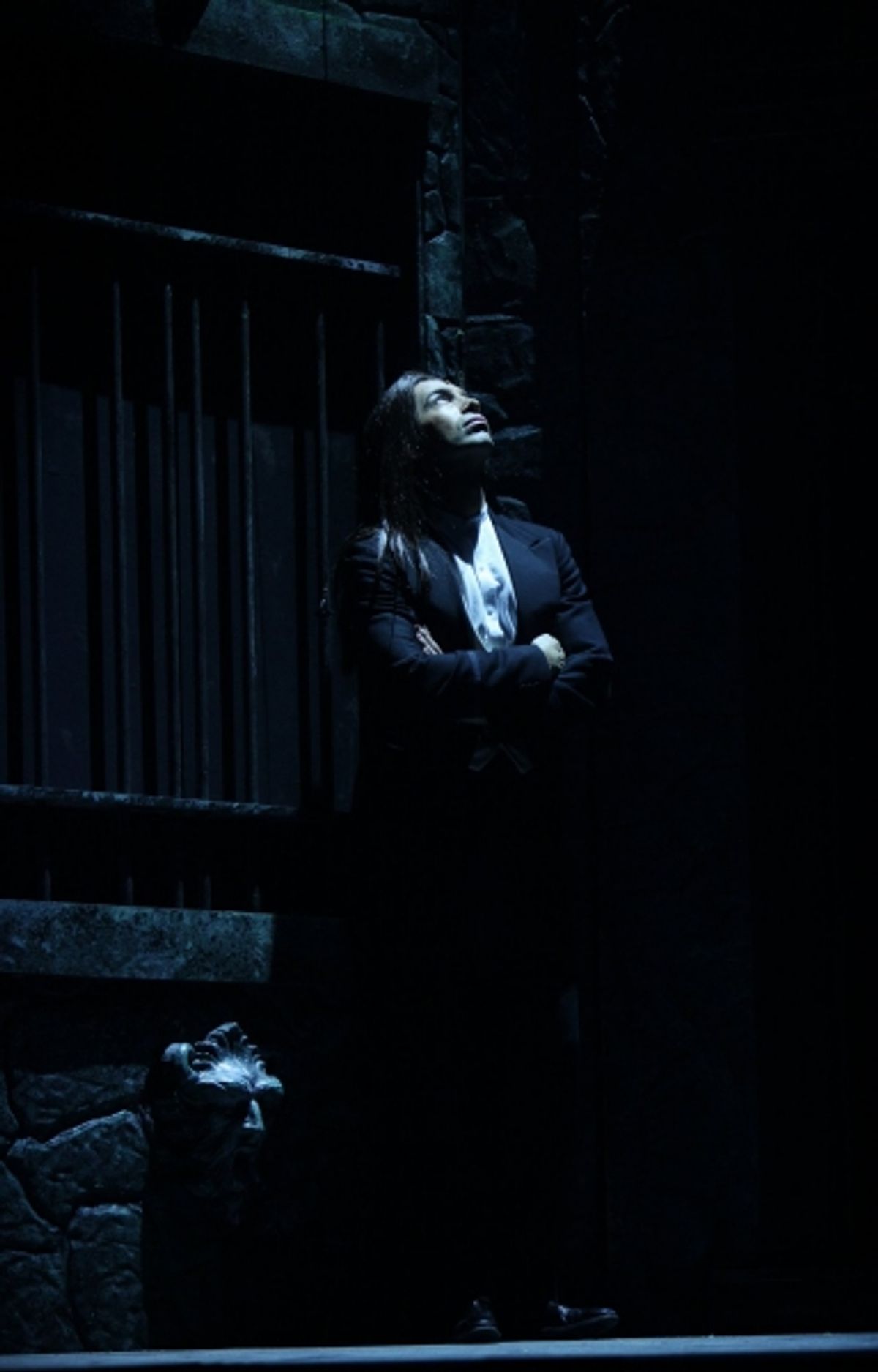 Michel Altieri as 'Dracula' at 