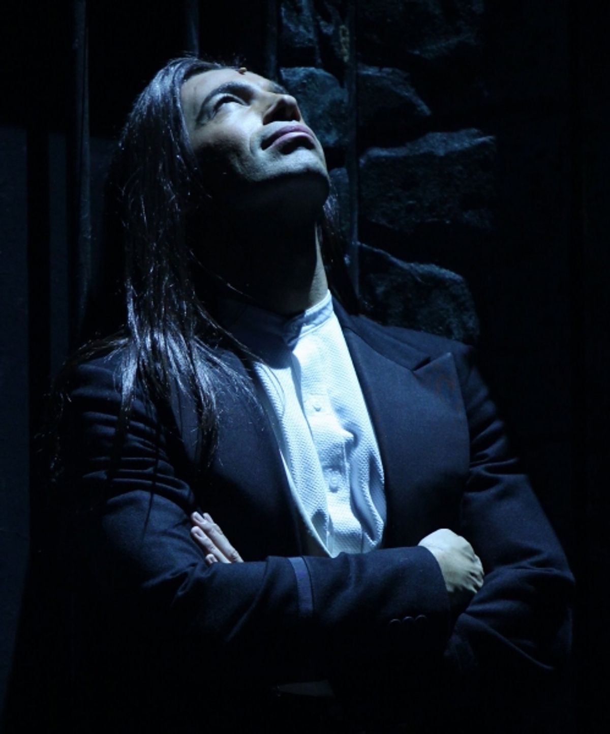 Michel Altieri as 'Dracula' at 