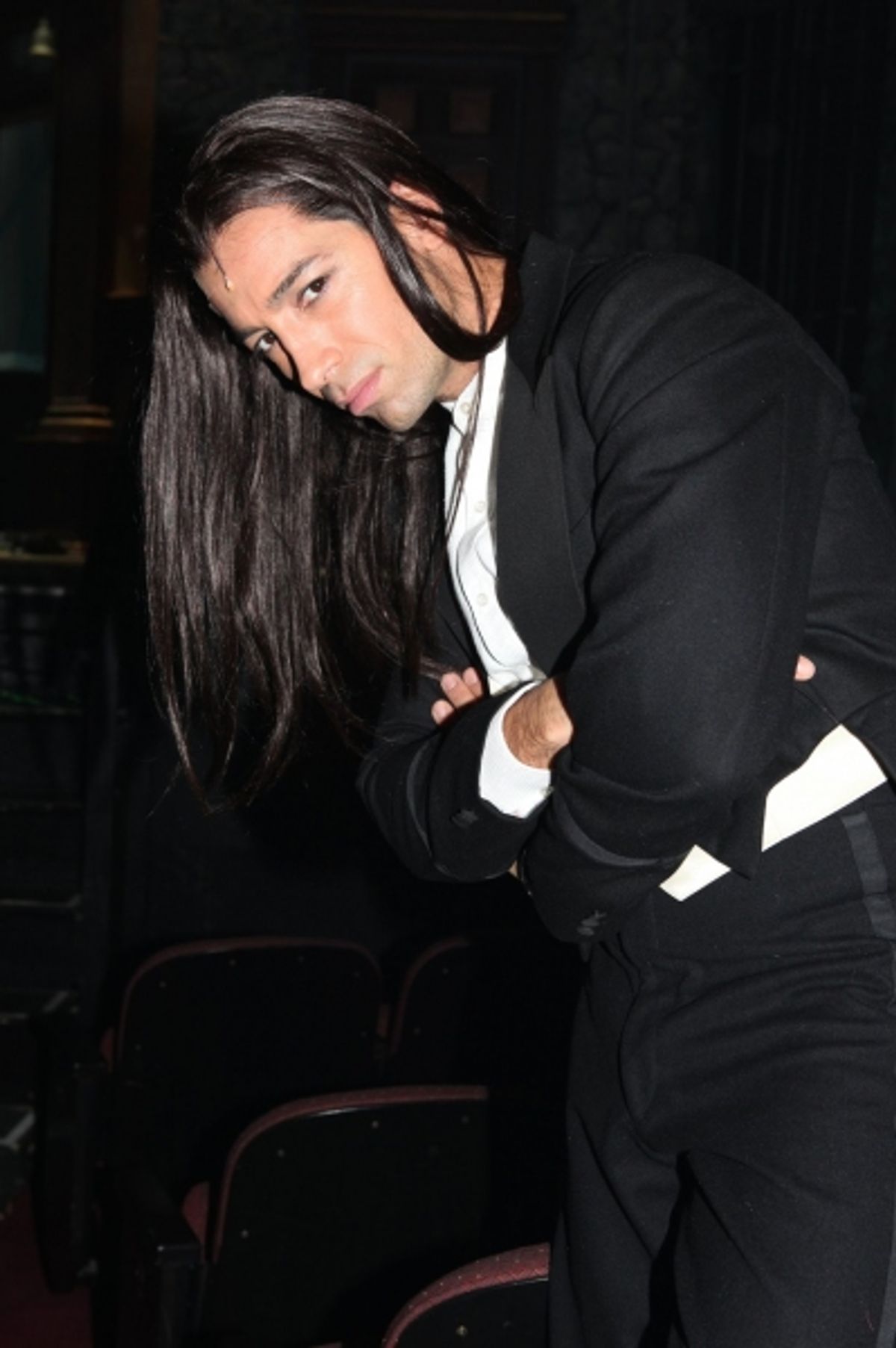 Michel Altieri as 'Dracula' at 