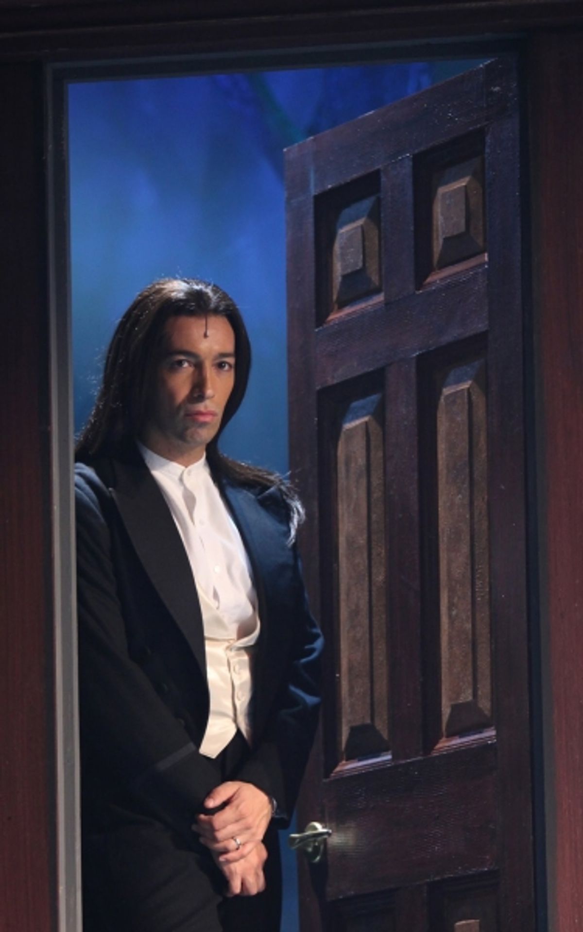 Michel Altieri as 'Dracula' at 