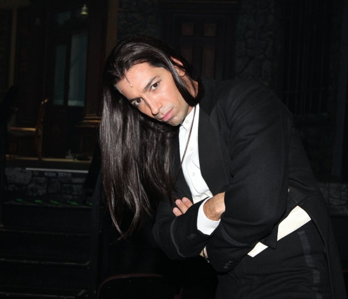 Michel Altieri as 'Dracula' at 