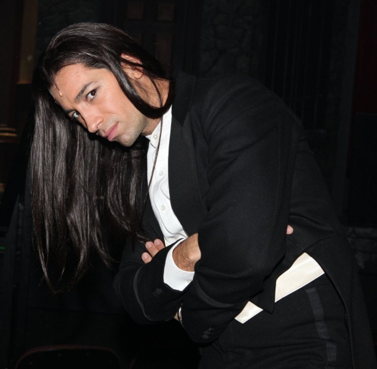 Michel Altieri as 'Dracula' at 