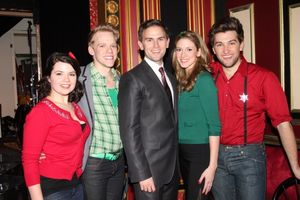 Emily Bottorff, Paul Louis Lessard, Daniel Reichard, Lindsay Luppino and Jake Loewent Photo