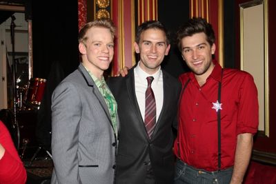 Paul Louis Lessard, Daniel Reichard and Jake Loewenthal Photo