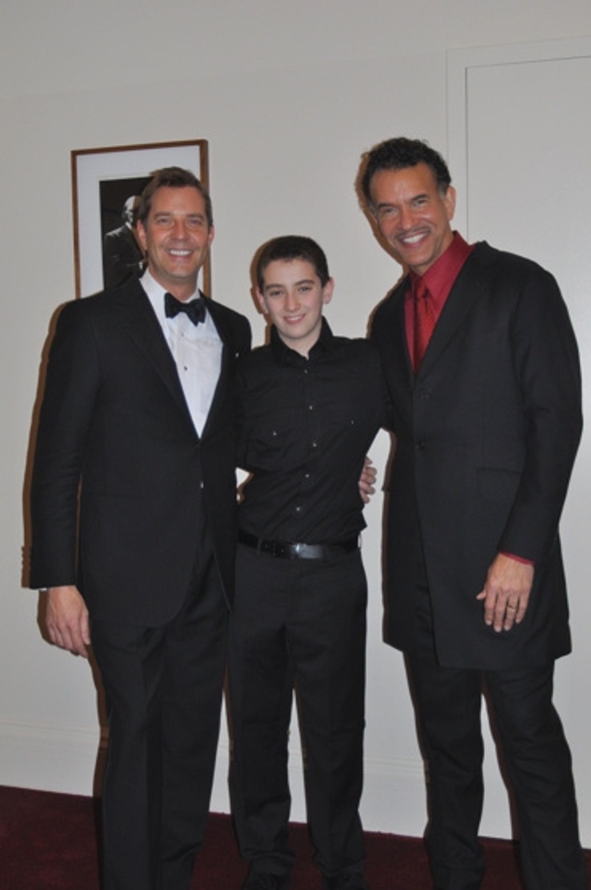 Steven Reineke, Jared Silverstein and Brian Stokes Mitchell at 