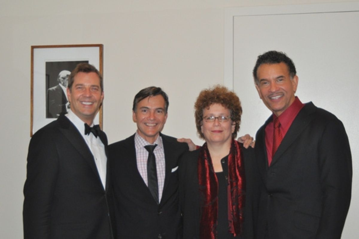 Steven Reineke, William Schermerhorn, Judith Clurman and Brian Stokes Mitchell at 