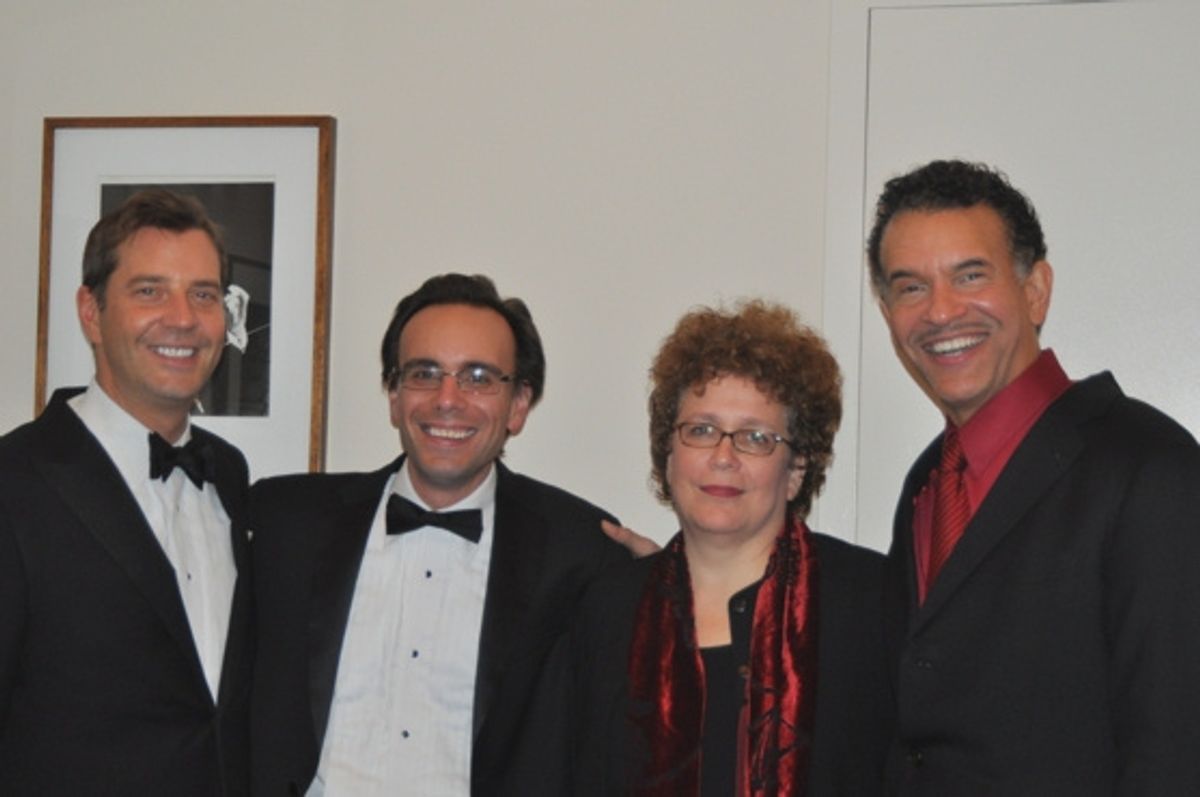 Steven Reineke, Ted Furth, Judith Clurman and Brian Stokes Mitchell at 