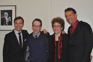William Schermerhorn, Larry Hochman, Judith Clurman and Brian Stokes Mitchell Photo