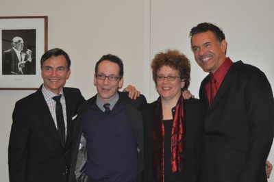 William Schermerhorn, Larry Hochman, Judith Clurman and Brian Stokes Mitchell Photo