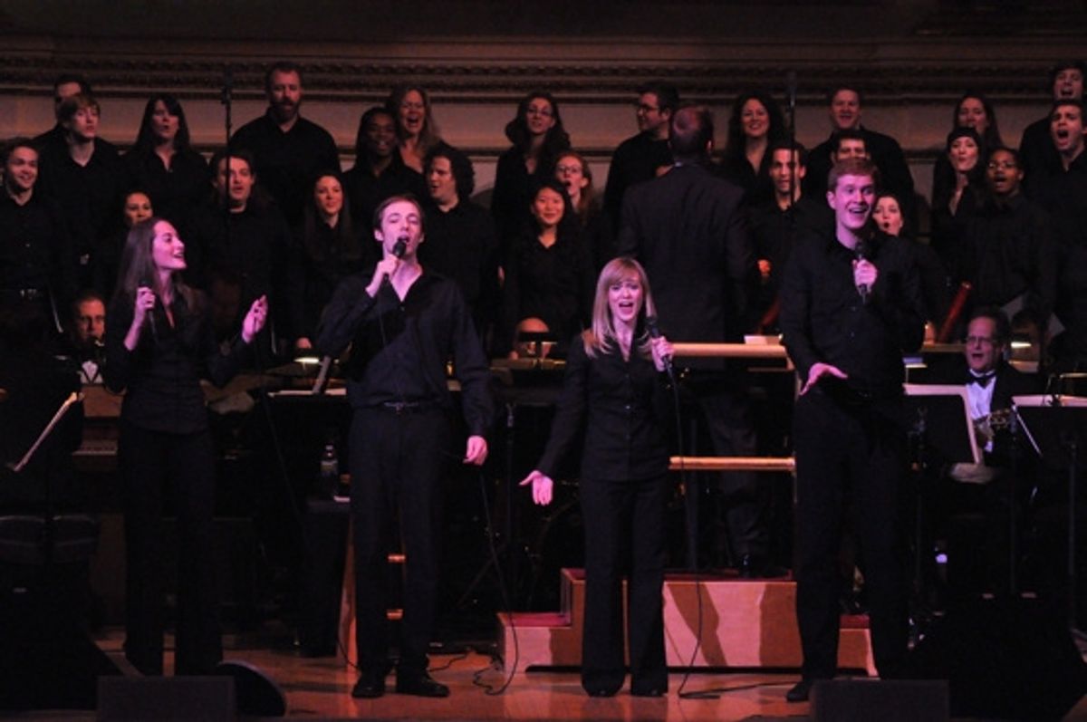 Lauren Frankovich, Arlo Hill, Brian Mummert and Amanda Wertz of Essential Voices USA at 