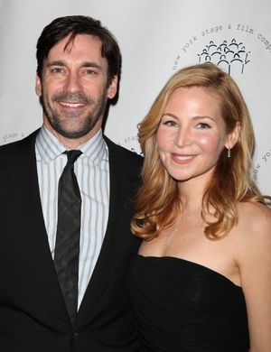 Jon Hamm & Jennifer Westfeldt  Photo