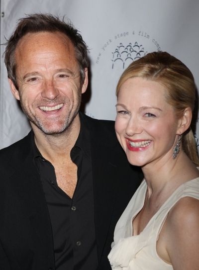 John Benjamin Hickey & Laura Linney Photo