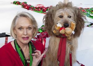 Tippi Hedren with Max the dog @ BroadwayWorld Tippi Hedren with Max the dog Photo