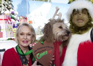 Tippi Hedren, Max the dog and The Grinch @ BroadwayWorld Tippi Hedren, Max the dog and The Grinch Photo