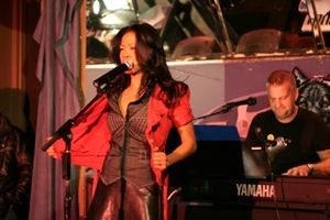 J. Elaine Marcos starts heating things up!
 Photo