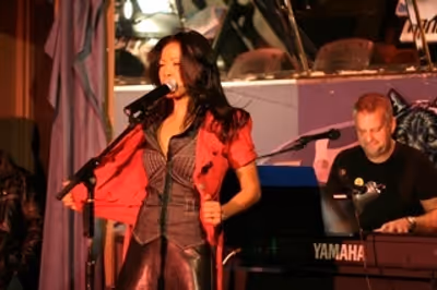 J. Elaine Marcos starts heating things up!
 Photo