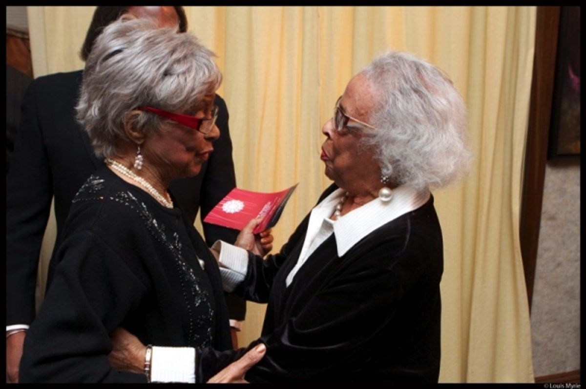 Ruby Dee and guest at 