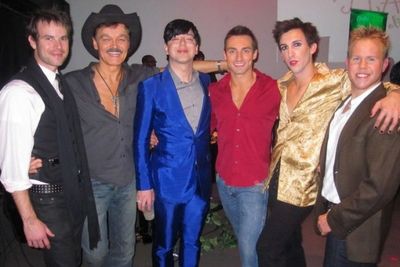 William Hardy Shepherd, Randy Jones, Malan Breton, Scott Nevins, Marti Gould Cummings Photo