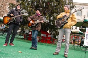 Michael Esper, John Gallagher Jr., and Stark Sands @ BroadwayWorld Michael Esper, John Gallagher Jr., and Stark Sands Photo