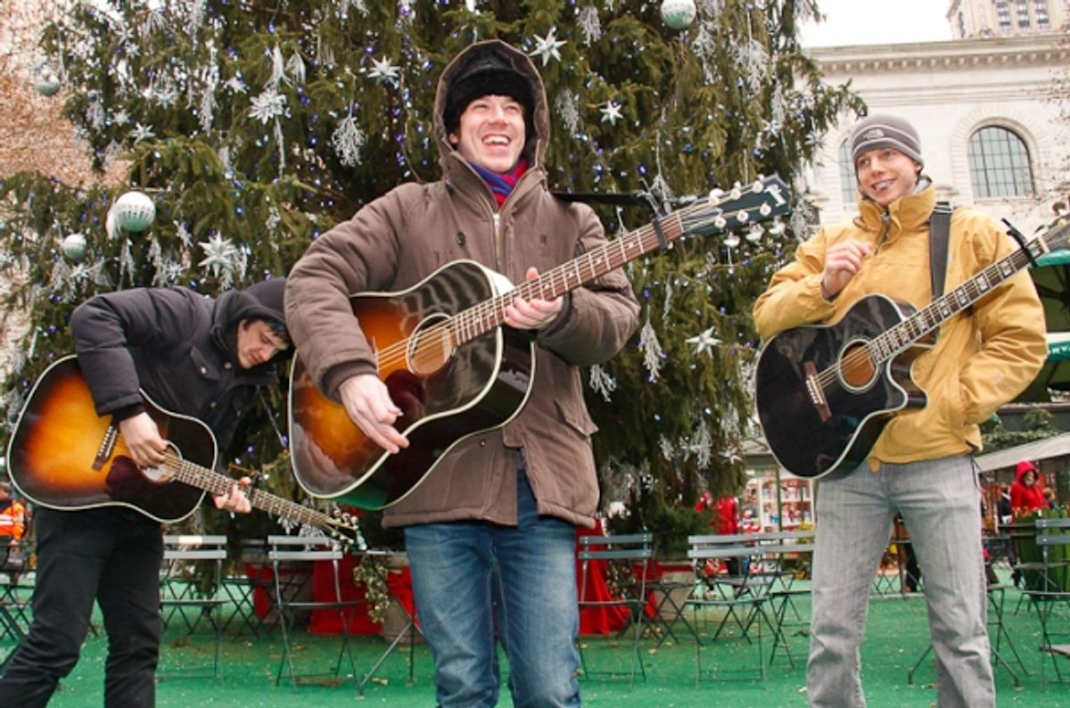 Michael Esper, John Gallagher Jr., and Stark Sands at 
