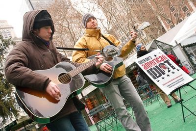 John Gallagher Jr. and Stark Sands Photo