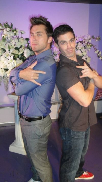Lance Bass and David Moretti Photo