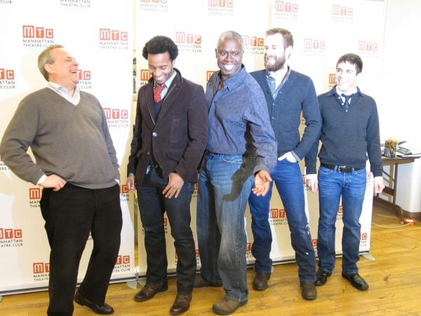 Doug Hughes, Andre Holland, Andre Braugher, Jay Wilkison and Matthew Lopez
 Photo