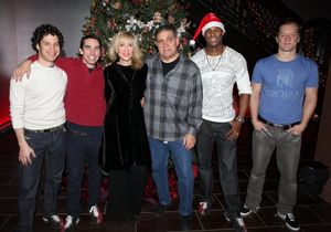 Thomas Kail, Keith Nobbs, Judith Light, Dan Lauria, Robert Christopher Riley and Bill Dawes @ BroadwayWorld Thomas Kail, Keith Nobbs, Judith Light, Dan Lauria, Robert Christopher Riley and Bil Photo