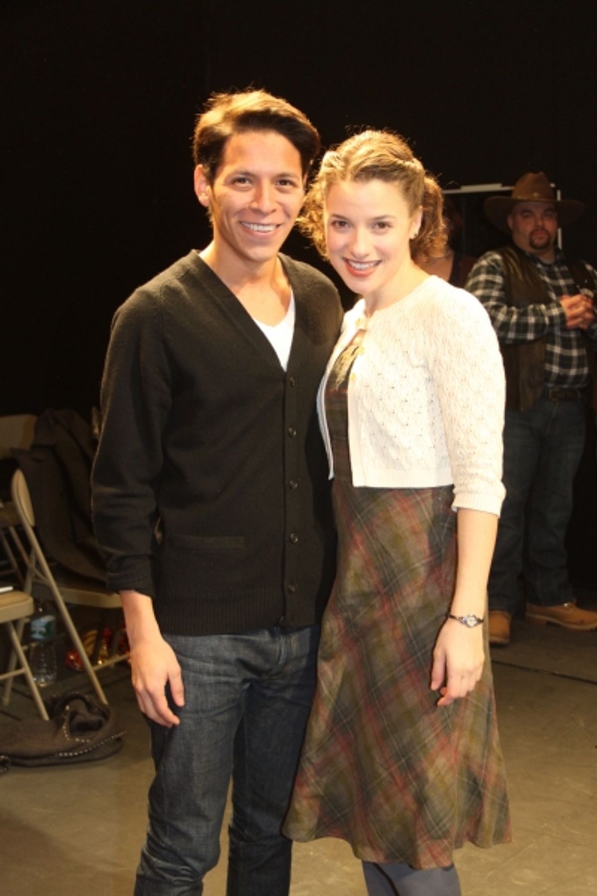 Junior Mendez and Jenn Gambatese at 