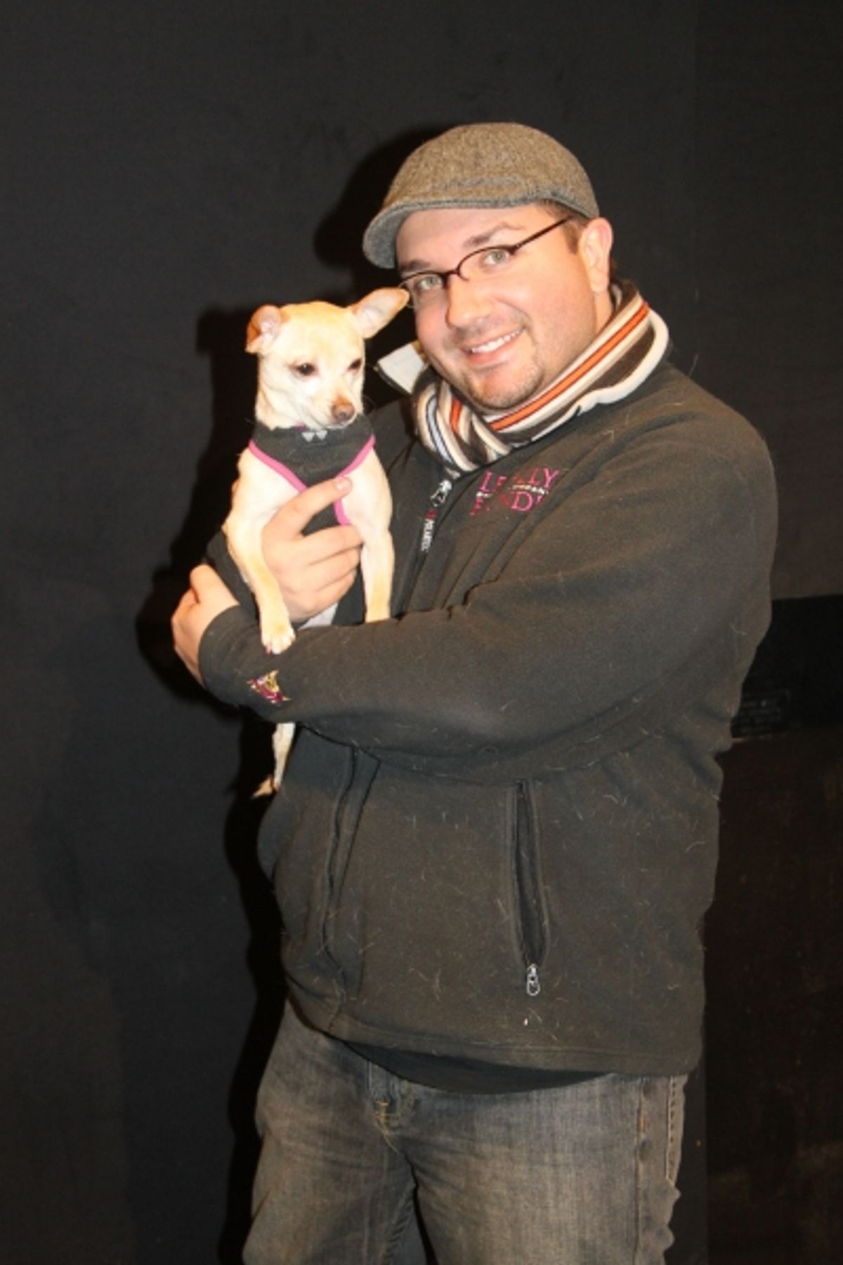 Brian Mitchell Hoffman and Roxie at 