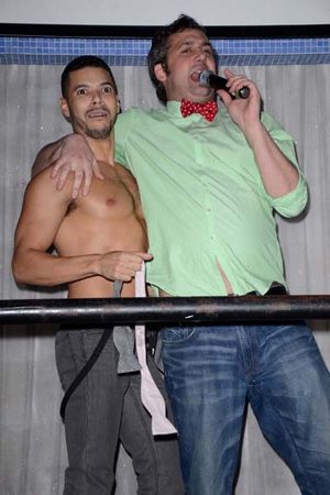 Wilson Cruz and Ben Cameron @ BroadwayWorld Wilson Cruz and Ben Cameron Photo