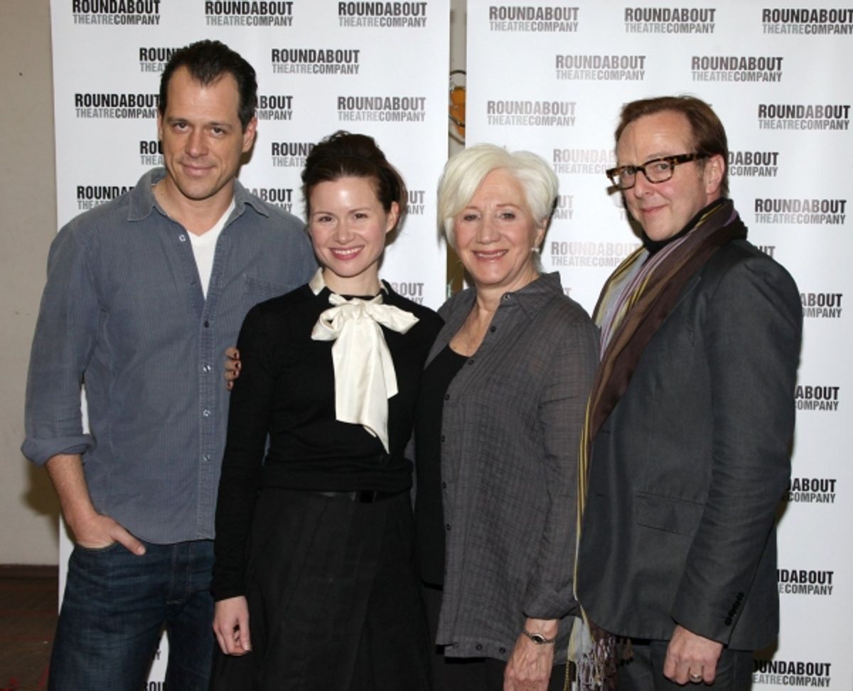 Darren Pettie, Maggie Lacey, Olympia Dukakis and Edward Hibbert at 