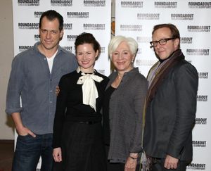 Darren Pettie, Maggie Lacey, Olympia Dukakis and Edward Hibbert @ BroadwayWorld Darren Pettie, Maggie Lacey, Olympia Dukakis and Edward Hibbert Photo