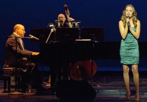 Frank Wildhorn, Gregg Voorhees and Laura Osnes @ BroadwayWorld Frank Wildhorn, Gregg Voorhees and Laura Osnes Photo