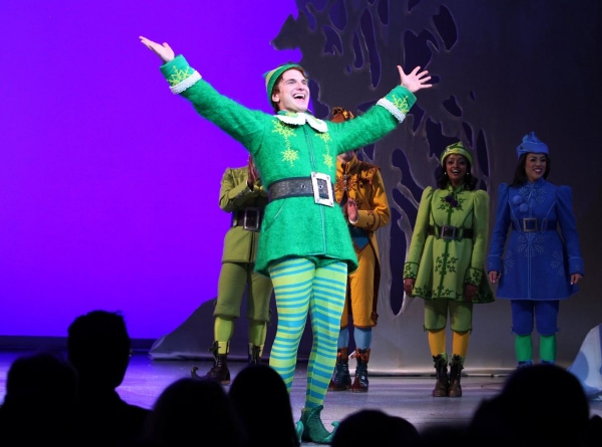 Sebastian Arcelus -  'Elf' at The Al Hirschfeld Theatre 11/14/2010 at 